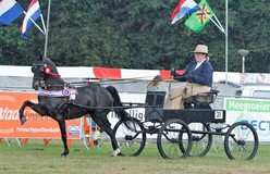 Louise Pieters en Black Jack winnen Nickery Boy bokaal